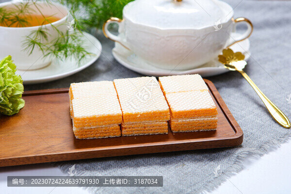 酥脆的威化餅干
