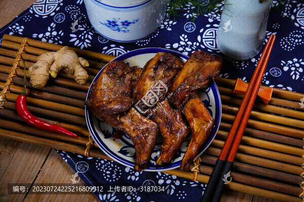 美味的五香兔腿