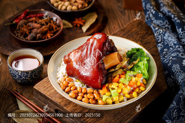閩南豬腳飯隆江豬腳套餐快餐