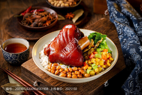 閩南豬腳飯隆江豬腳套餐快餐