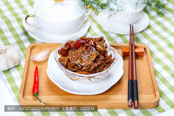 爽口的香辣豬肚
