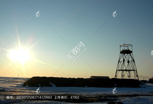東北煤礦井架