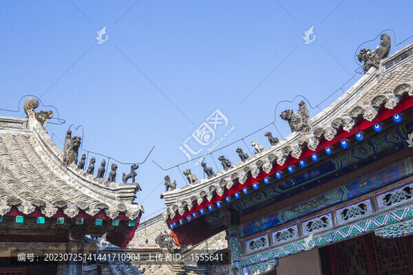 孔府古建筑屋頂