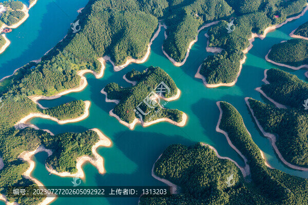 航拍湖南衡陽(yáng)常寧市常寧天湖