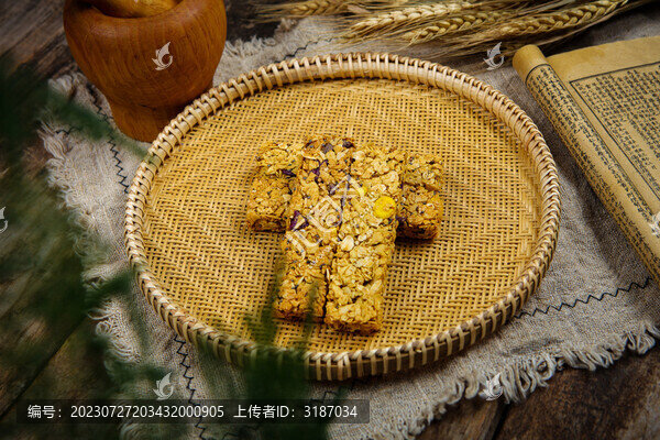 香脆的燕麥棒