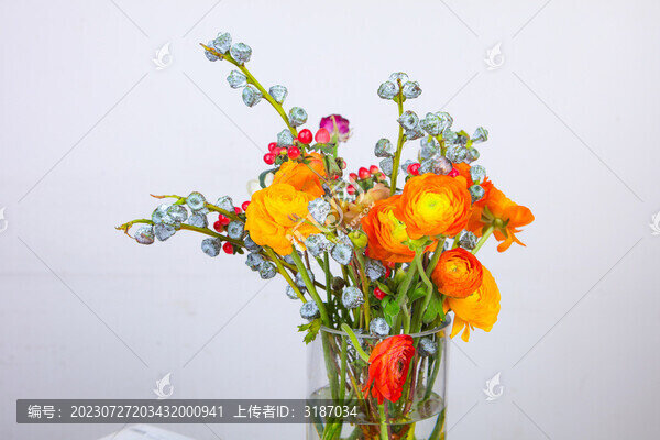 洋牡丹插花