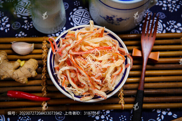咸香的魷魚絲