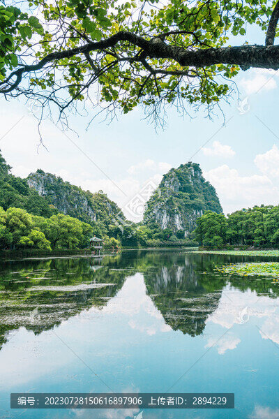 肇慶七星巖臨壑亭天柱巖
