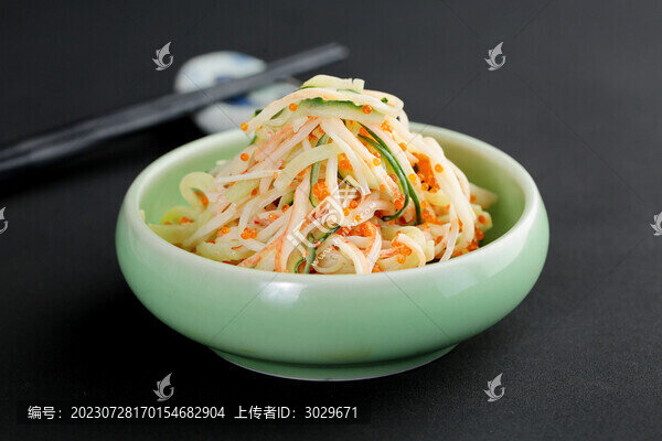 蟹肉黃瓜沙拉