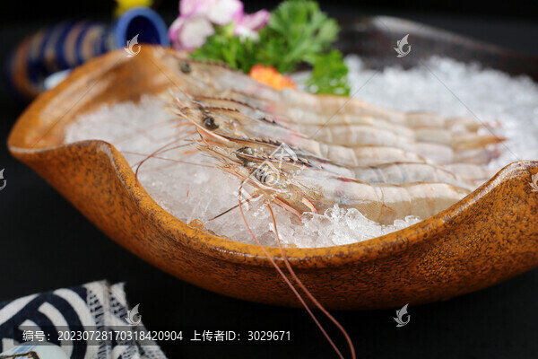 白灼海白蝦