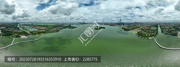 金雞湖全景圖