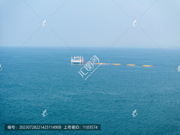 航拍煙臺養(yǎng)馬島