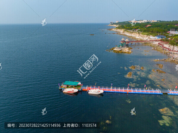 航拍煙臺(tái)養(yǎng)馬島