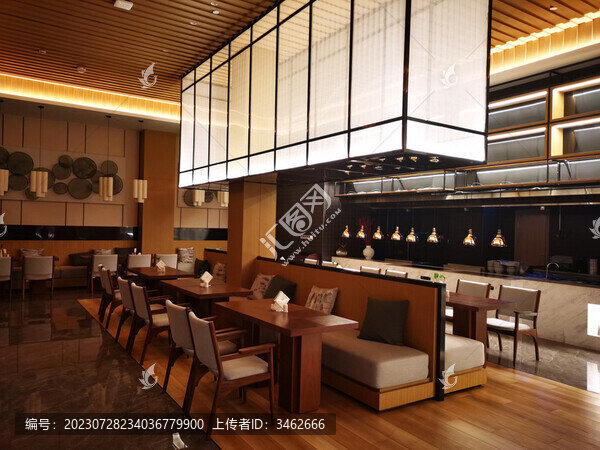 酒店西餐自助餐廳座位設(shè)計(jì)內(nèi)景