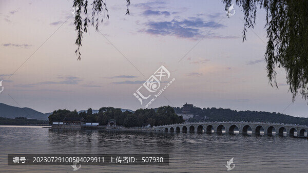 頤和園夕陽
