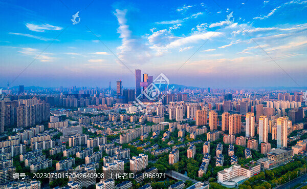 南京河西新城航拍風光