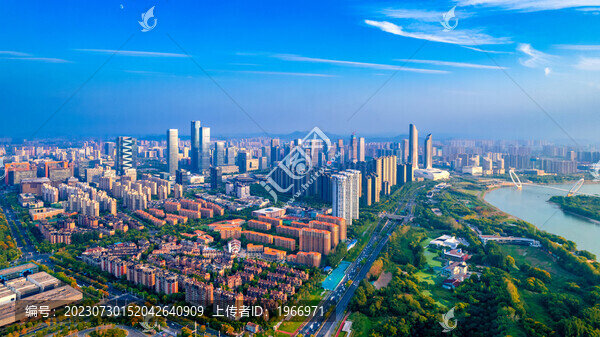 南京河西新城航拍風(fēng)光