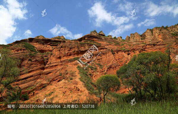 陜西靖邊波浪谷