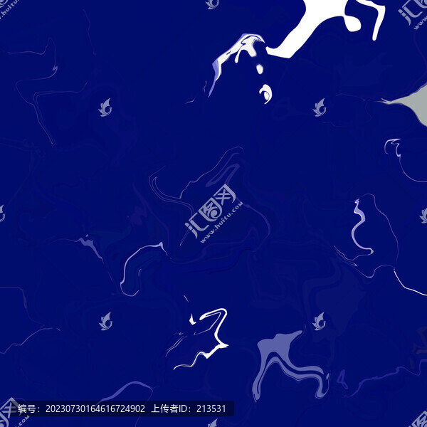 藍(lán)色的數(shù)碼印花