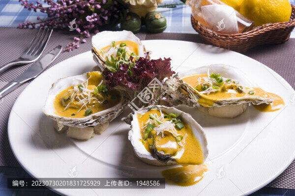 蒸生蠔