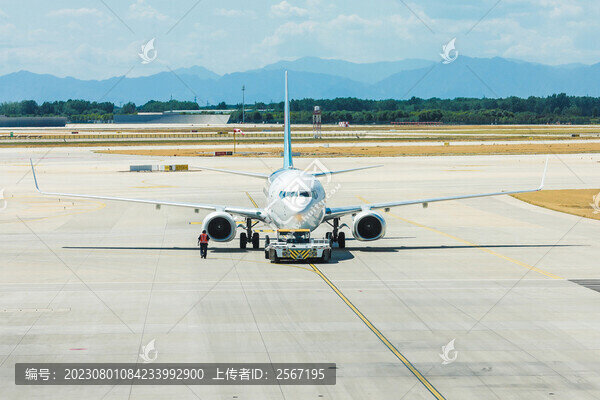 飛機場停機坪飛機