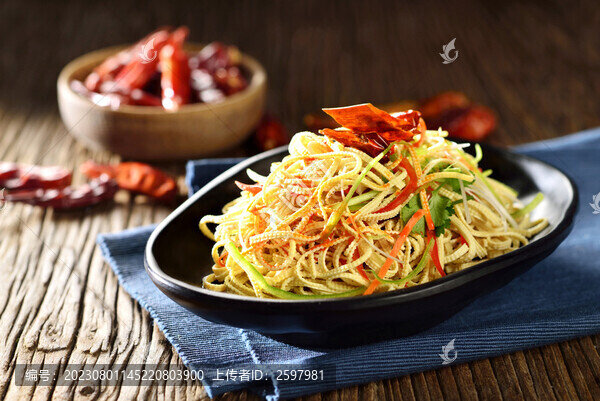 香辣豆腐絲
