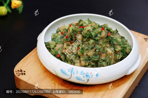 腌豬肉燴小白菜