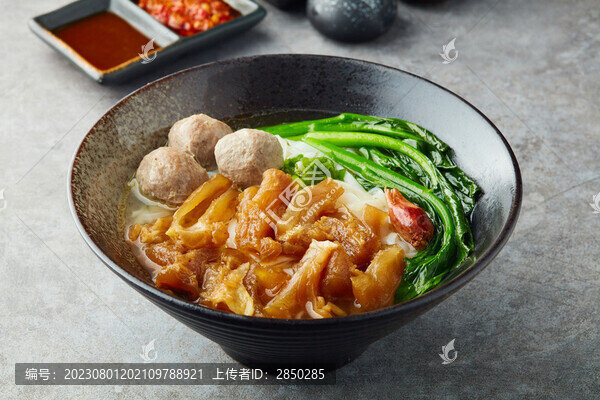 牛肉丸牛筋粿條