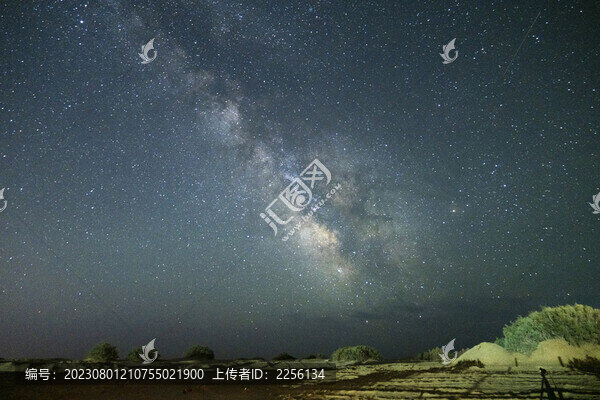 沙漠戈壁灘星空