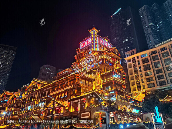 洪崖洞夜景