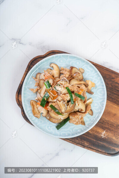 香菇肉片