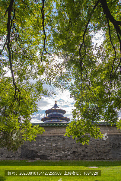 天壇祈年殿外墻風(fēng)景