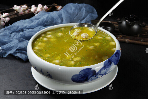 韭花羊肉小米粥
