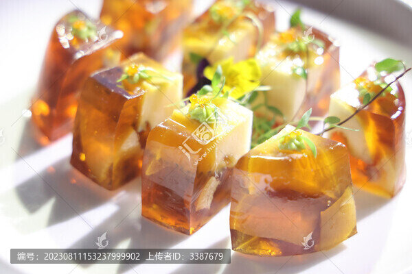 皮凍美食魯菜手藝水晶