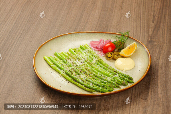 烤蘆筍
