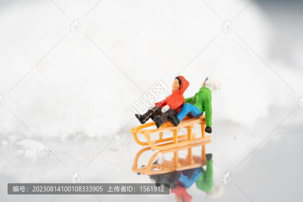 滑雪微距人