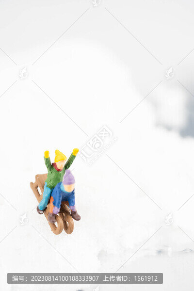滑雪微距人