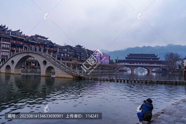 湘西鳳凰古城風(fēng)光