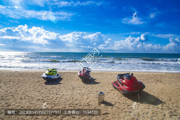 海岸朝霞