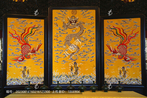 壽皇殿內(nèi)部陳列