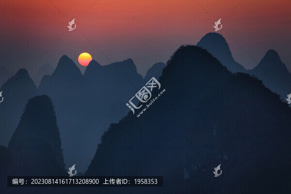 陽朔日出風(fēng)光