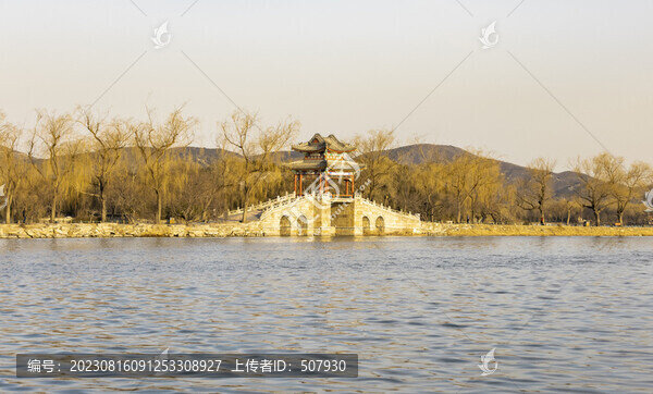頤和園西堤冬景