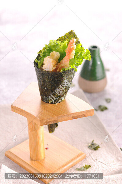 天婦羅大蝦手卷