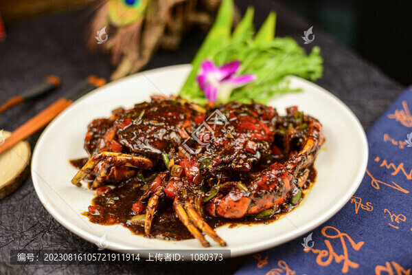 黑胡椒炒蟹