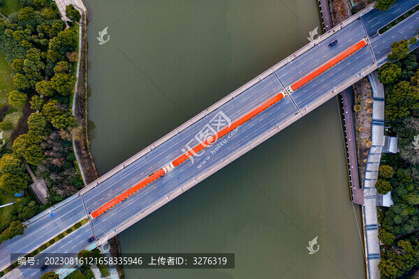 義烏賓王大橋橋梁建筑俯拍航拍