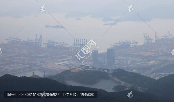 俯視鹽田港