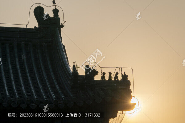 古建筑房脊