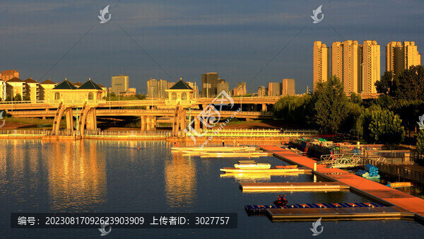 城市黃昏