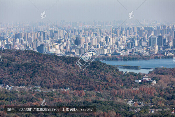 俯瞰西湖
