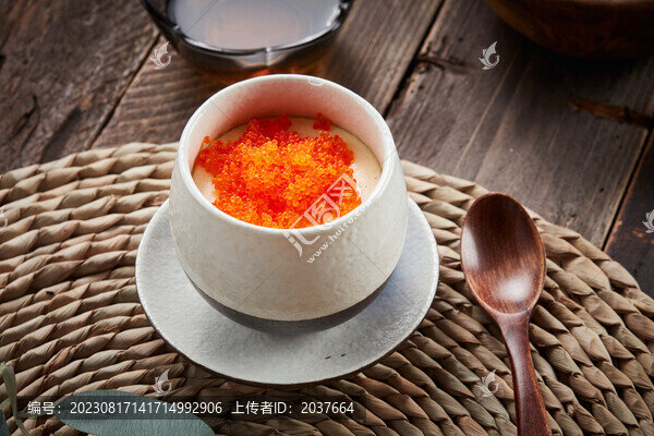 蟹籽蒸蛋